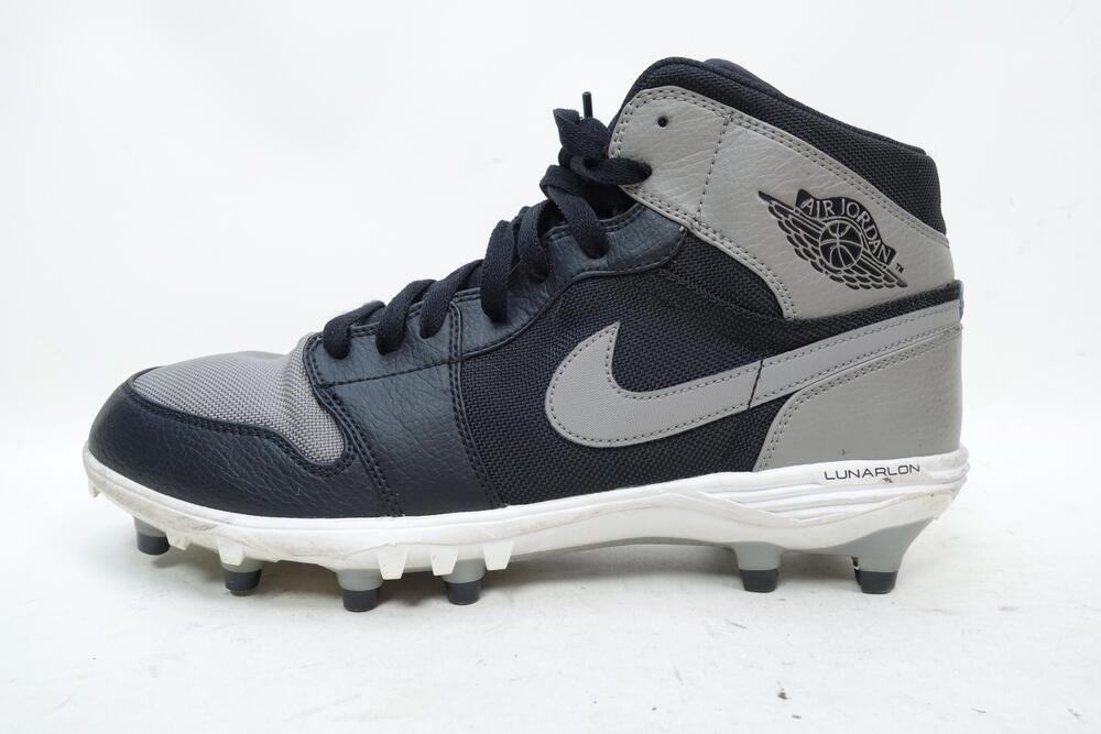 Jordan Air Jordan 1 TD Mid Football Cleats Shoes Mens Size 11.5 Black AR5604-002